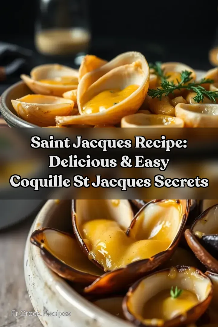 Saint Jacques Recipe: Delicious & Easy Coquille St Jacques Secrets