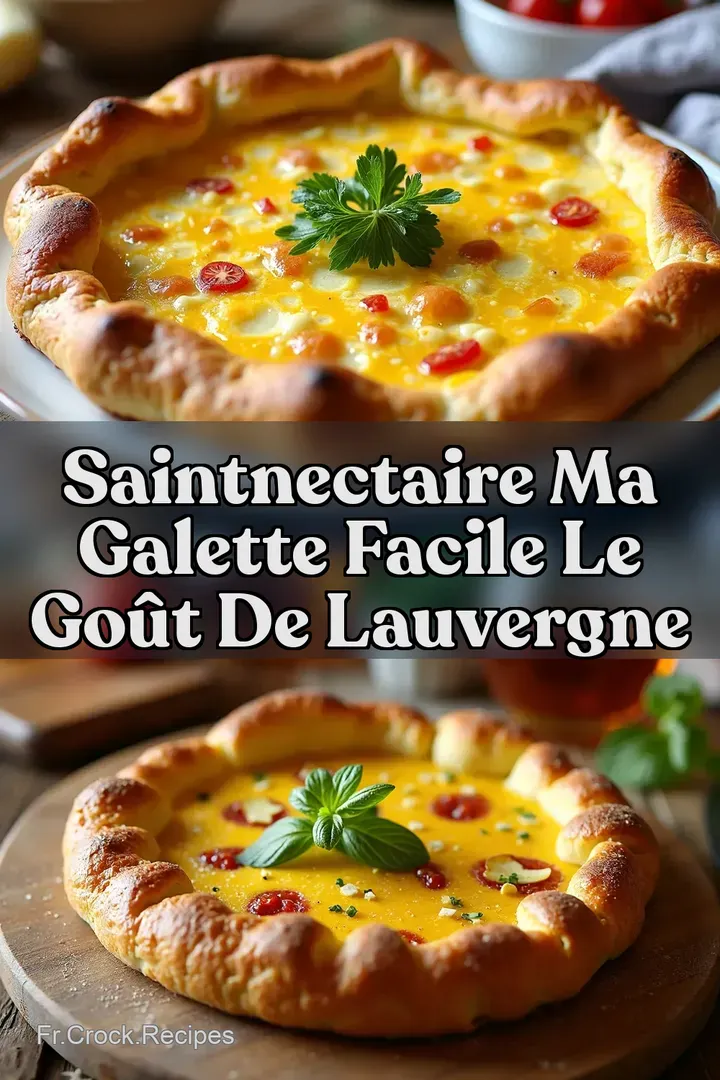 SaintNectaire Ma Galette Facile Le Go&ucirc;t de lAuvergne