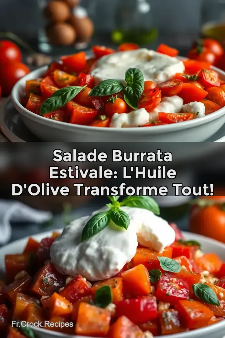 Salade Burrata Estivale: L Huile d Olive Transforme Tout!
