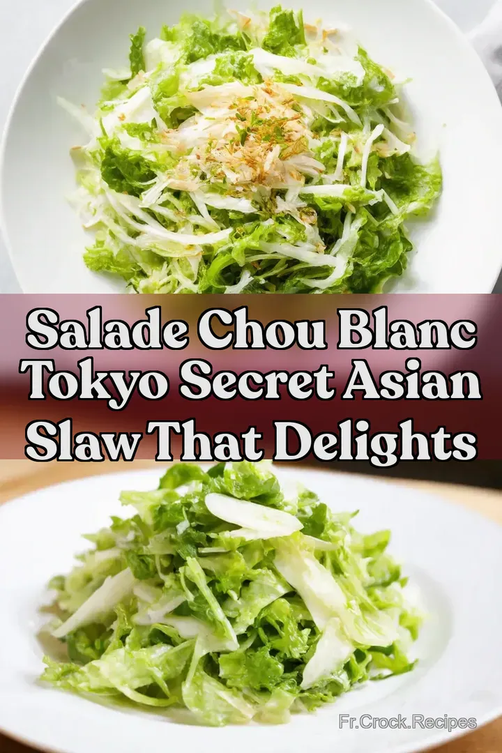 Salade Chou Blanc Tokyo Secret Asian Slaw That Delights
