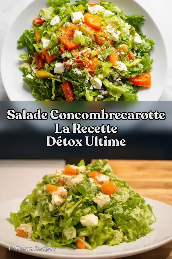 Salade ConcombreCarotte La Recette D&eacute;tox Ultime