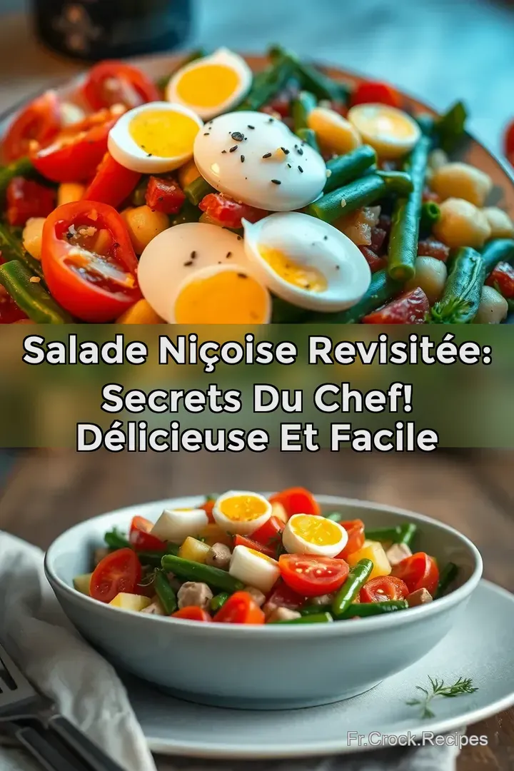 Salade Ni&ccedil;oise revisit&eacute;e: Secrets du Chef! D&eacute;licieuse et Facile