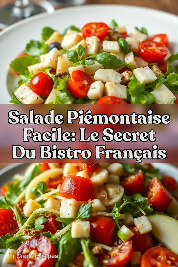 Salade Pi&eacute;montaise Facile: Le Secret du Bistro Fran&ccedil;ais
