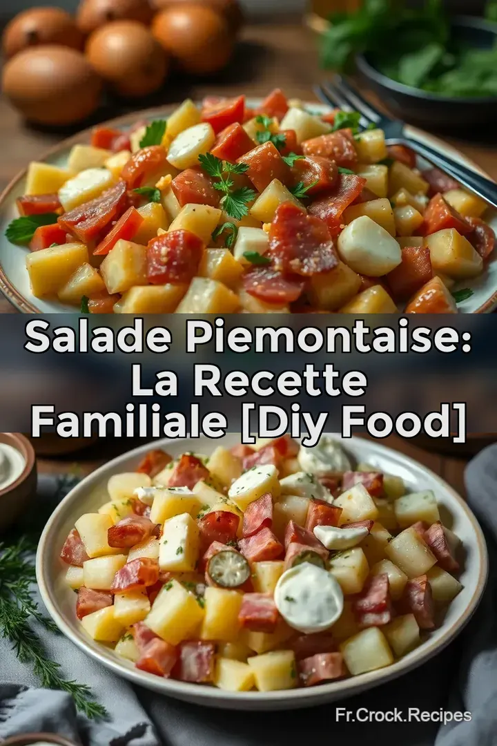 Salade Piemontaise: La Recette Familiale [DIY Food]
