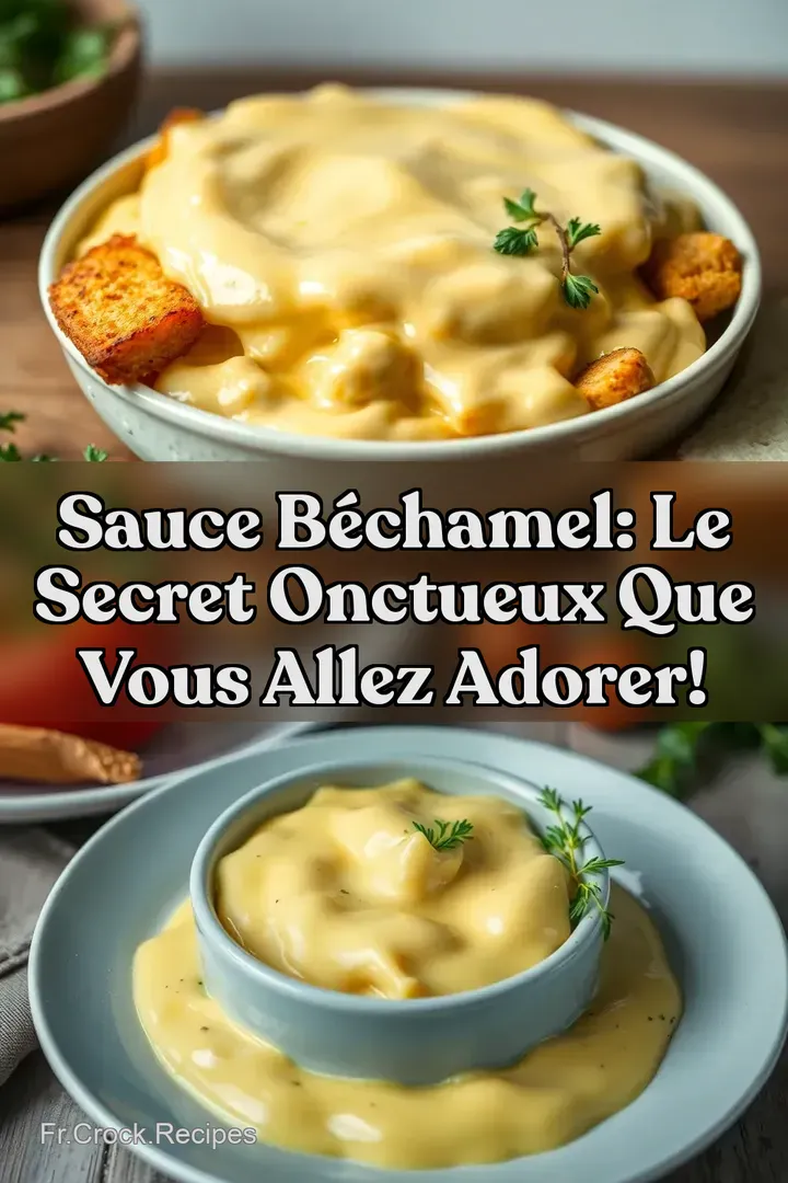 Sauce B&eacute;chamel: Le Secret Onctueux Que Vous Allez Adorer!