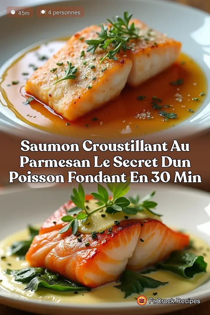 Saumon Croustillant au Parmesan Le Secret dun Poisson Fondant en 30 Min