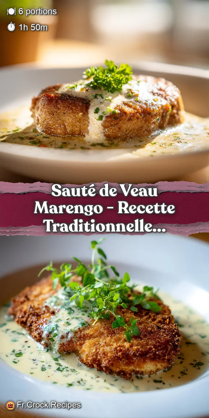 Close-up of succulent, fork-tender veal in a glossy brown sauce, glistening with savory juices.