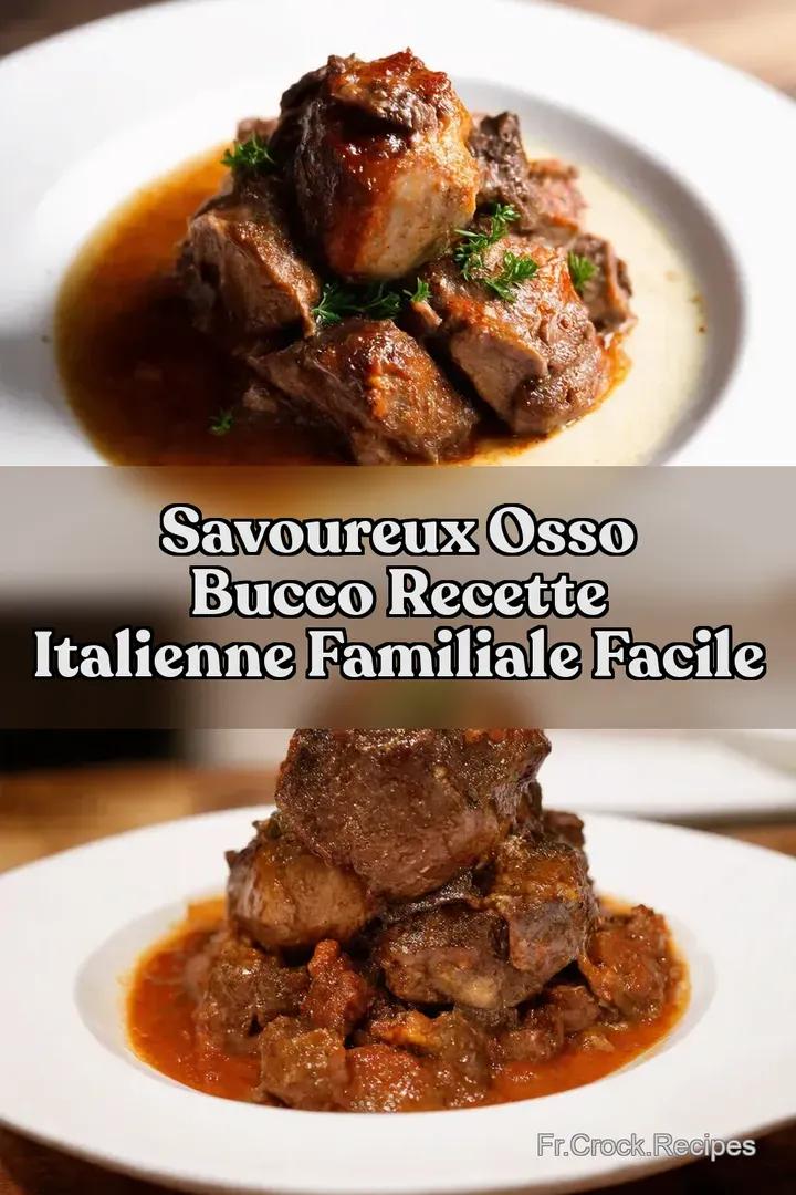 Savoureux Osso Bucco Recette Italienne Familiale Facile