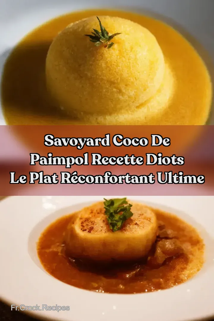 Savoyard Coco de Paimpol Recette Diots Le Plat R&eacute;confortant Ultime