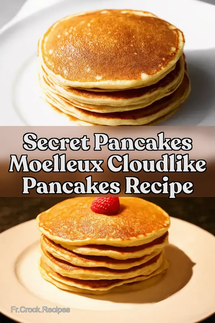 Secret Pancakes Moelleux CloudLike Pancakes Recipe