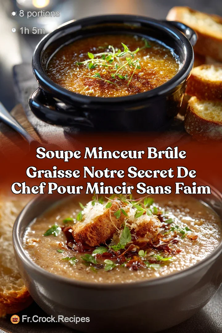 Soupe Minceur Br&ucirc;le Graisse Notre Secret de Chef pour Mincir Sans Faim