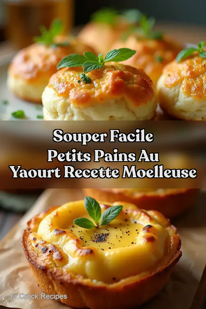 Souper Facile Petits Pains au Yaourt Recette Moelleuse
