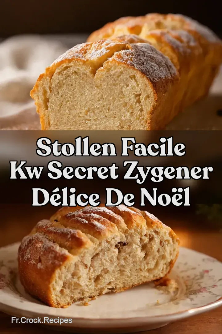 Stollen Facile kw Secret ZYGener D&eacute;lice de No&euml;l