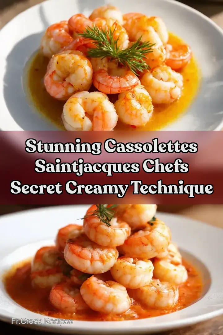 Stunning Cassolettes SaintJacques Chefs Secret Creamy Technique