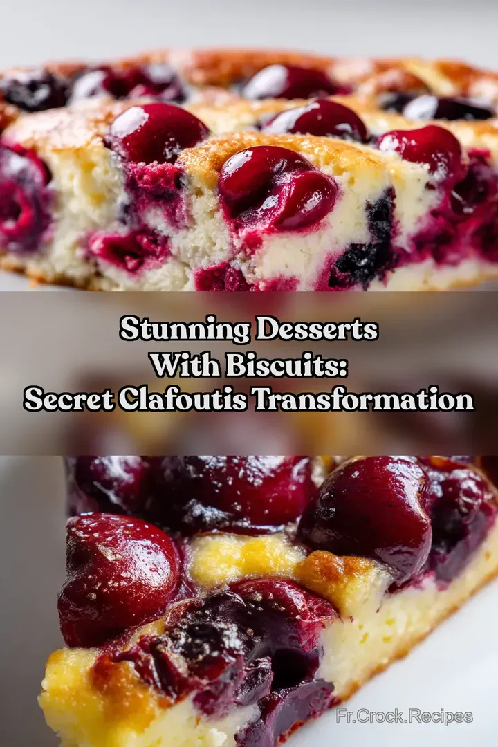 Stunning Desserts With Biscuits: Secret Clafoutis Transformation