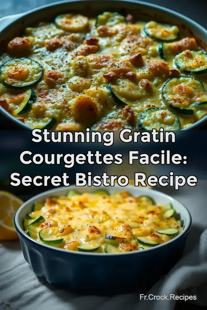 Stunning Gratin Courgettes Facile: Secret Bistro Recipe