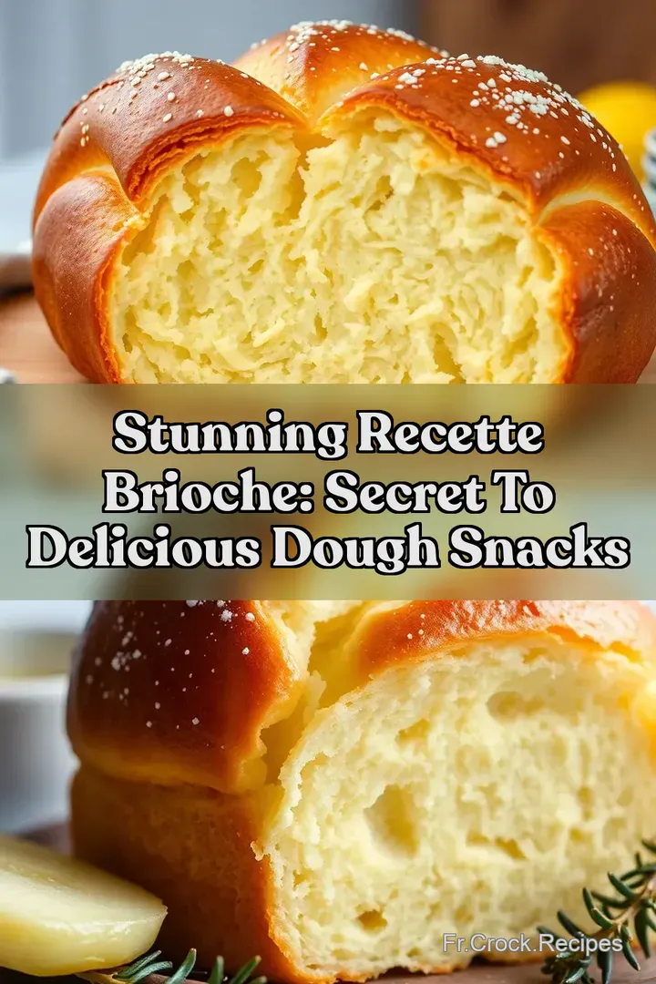 Stunning Recette Brioche: Secret to Delicious Dough Snacks
