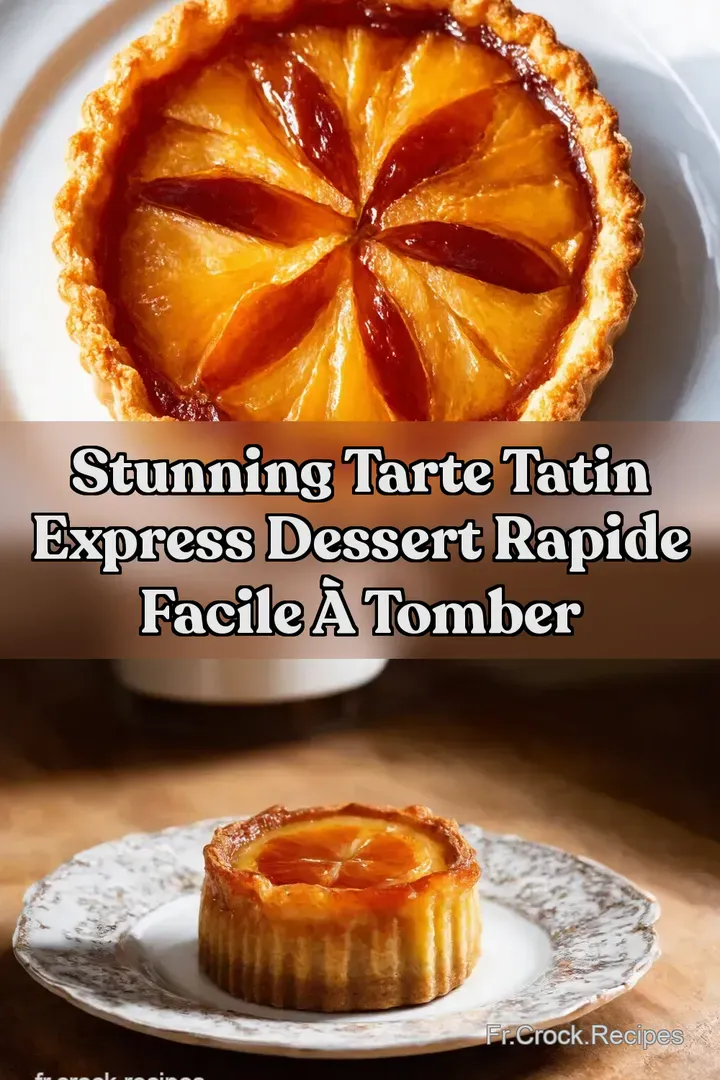 Stunning Tarte Tatin Express Dessert Rapide Facile &agrave; Tomber