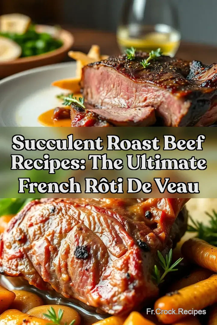 Succulent Roast Beef Recipes: The Ultimate French R&ocirc;ti De Veau