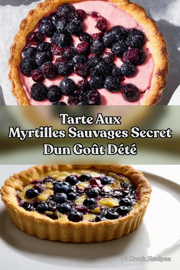 Tarte Aux Myrtilles Sauvages Secret Dun Go&ucirc;t D&eacute;t&eacute;