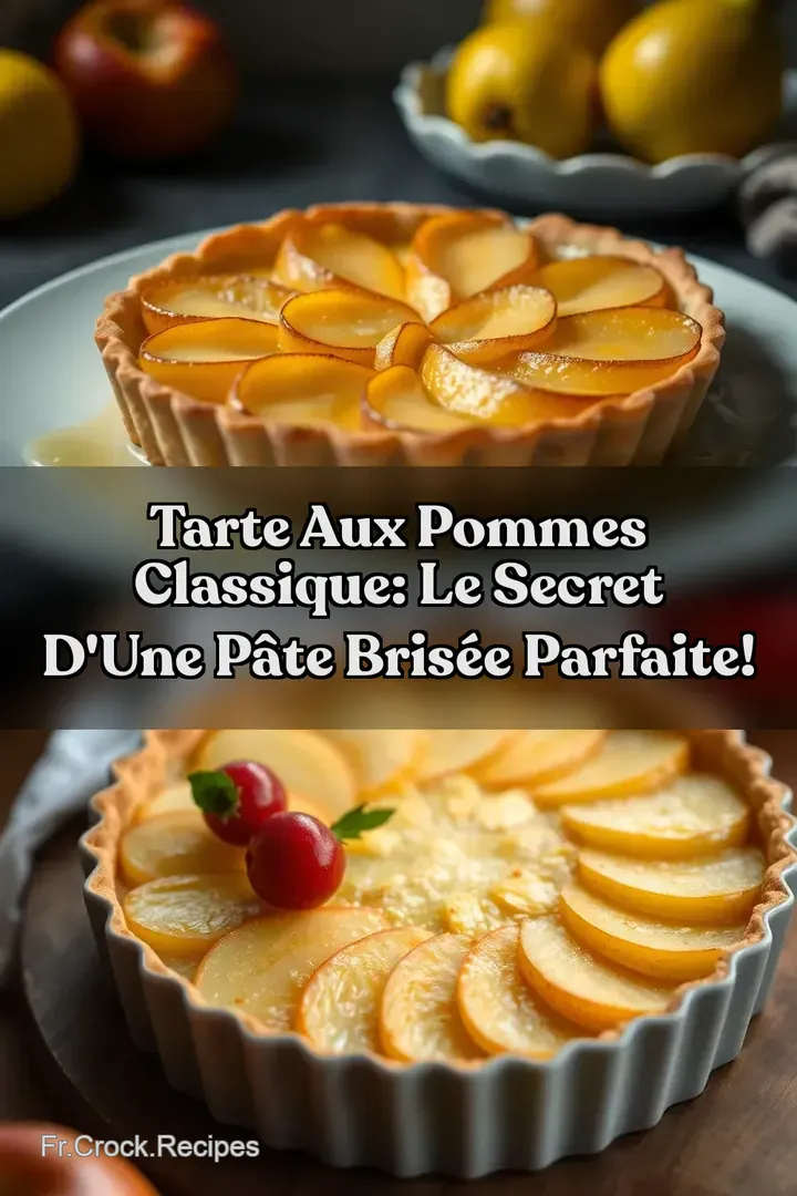 Tarte aux Pommes Classique: Le Secret d une P&acirc;te Bris&eacute;e Parfaite!