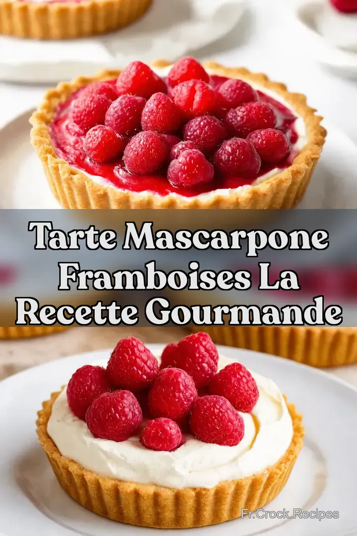 Tarte Mascarpone Framboises La Recette Gourmande