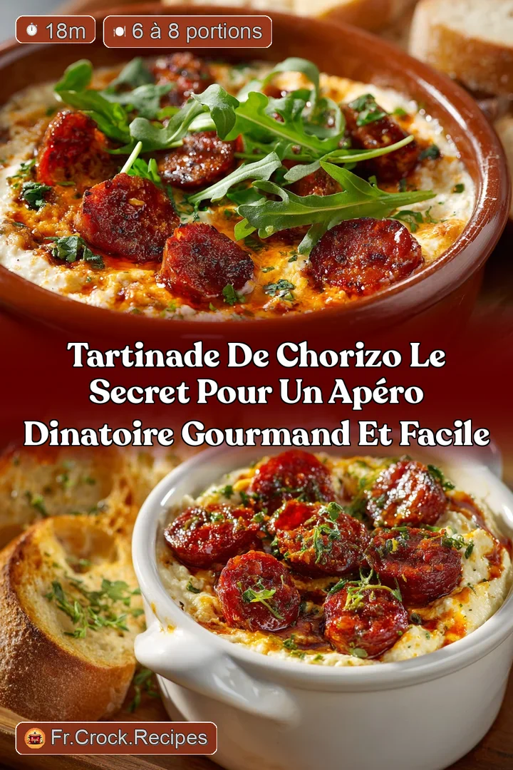 Tartinade de Chorizo Le secret pour un ap&eacute;ro dinatoire gourmand et facile