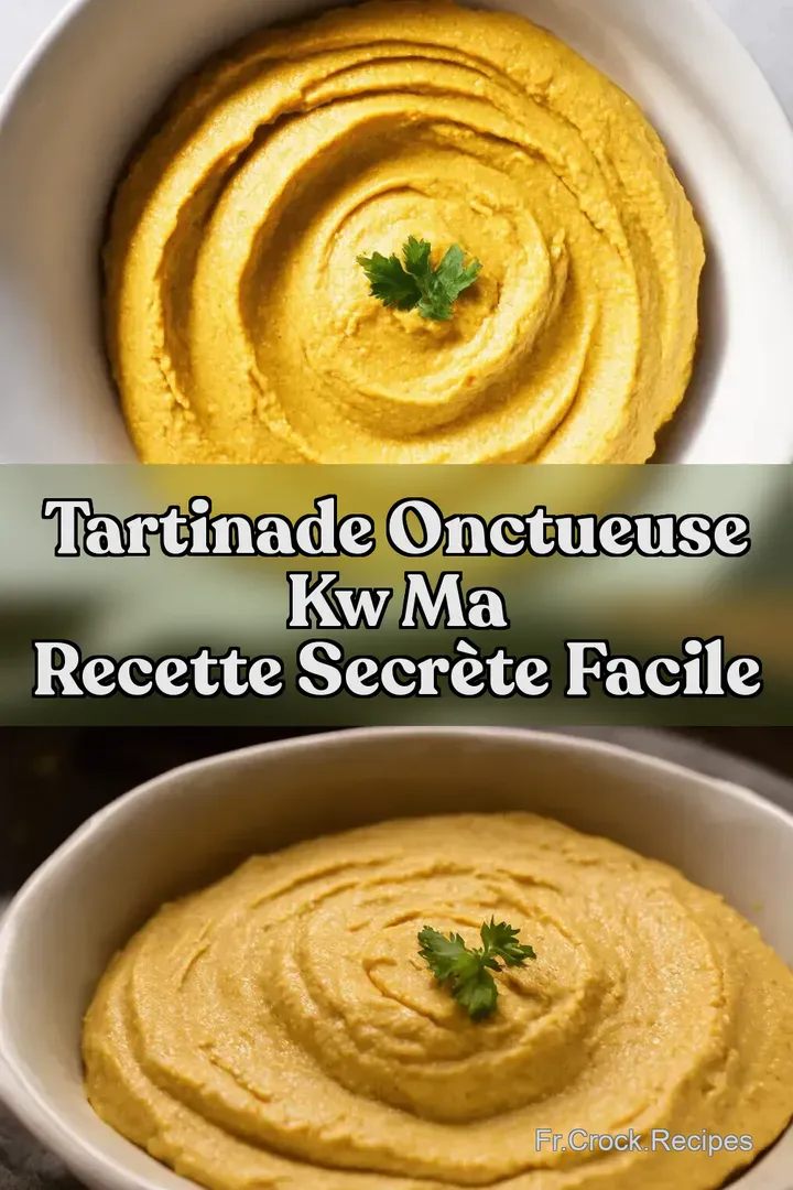Tartinade Onctueuse kw Ma Recette Secr&egrave;te Facile