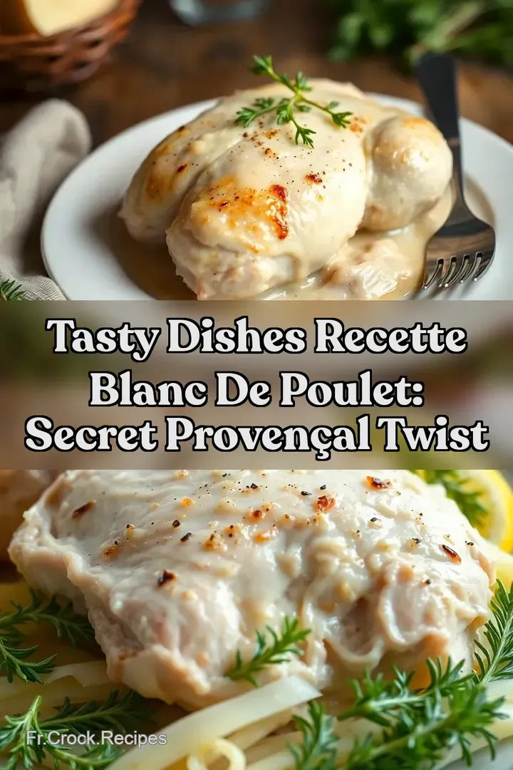 Tasty Dishes Recette Blanc de Poulet: Secret Proven&ccedil;al Twist