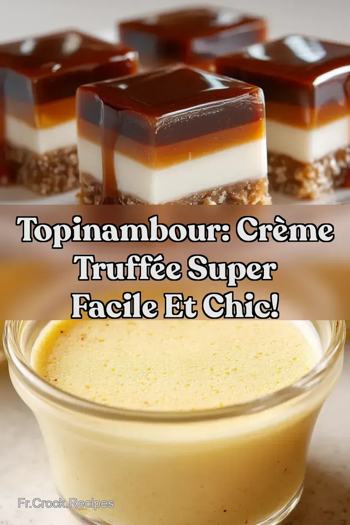 Topinambour: Cr&egrave;me Truff&eacute;e Super Facile et Chic!