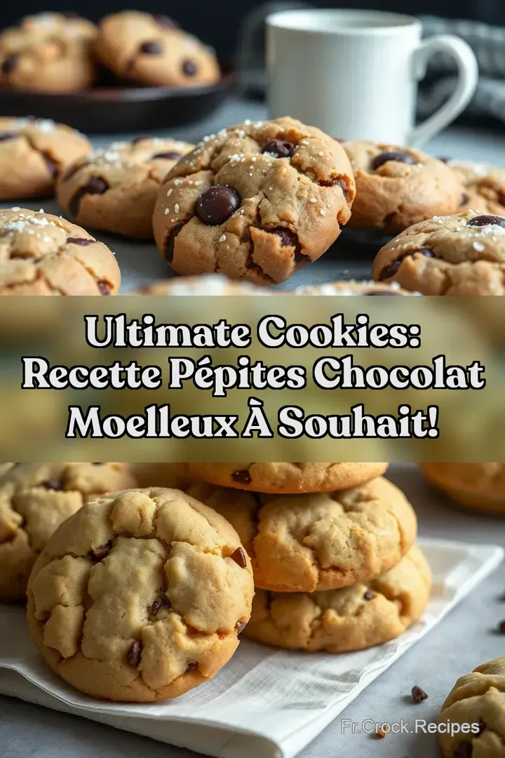 ULTIMATE Cookies: Recette P&eacute;pites Chocolat Moelleux &agrave; souhait!