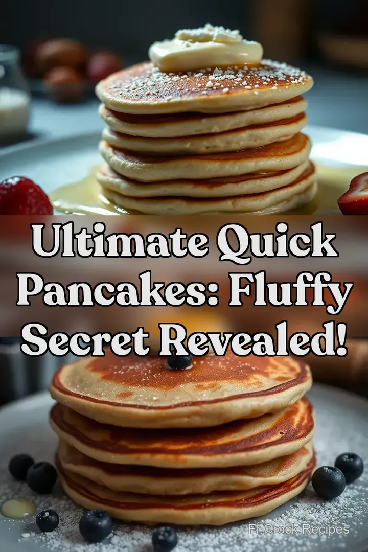Ultimate Quick Pancakes: Fluffy Secret Revealed!