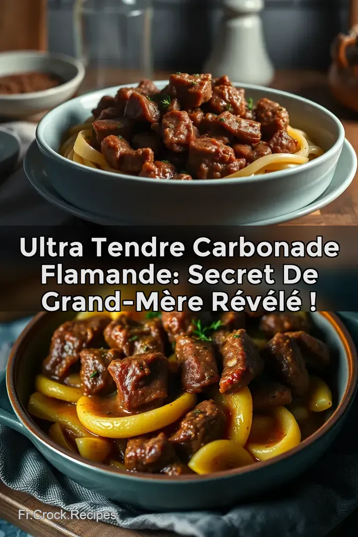 Ultra Tendre Carbonade Flamande: Secret de Grand-M&egrave;re R&eacute;v&eacute;l&eacute; !