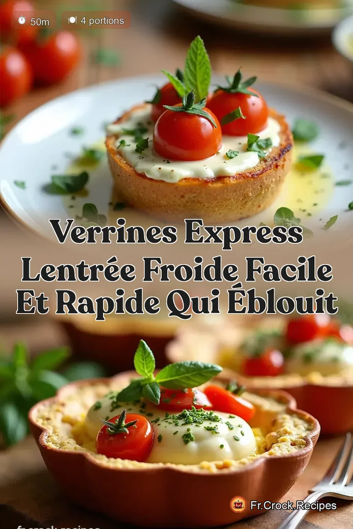 Verrines Express LEntr&eacute;e Froide Facile et Rapide Qui &Eacute;blouit