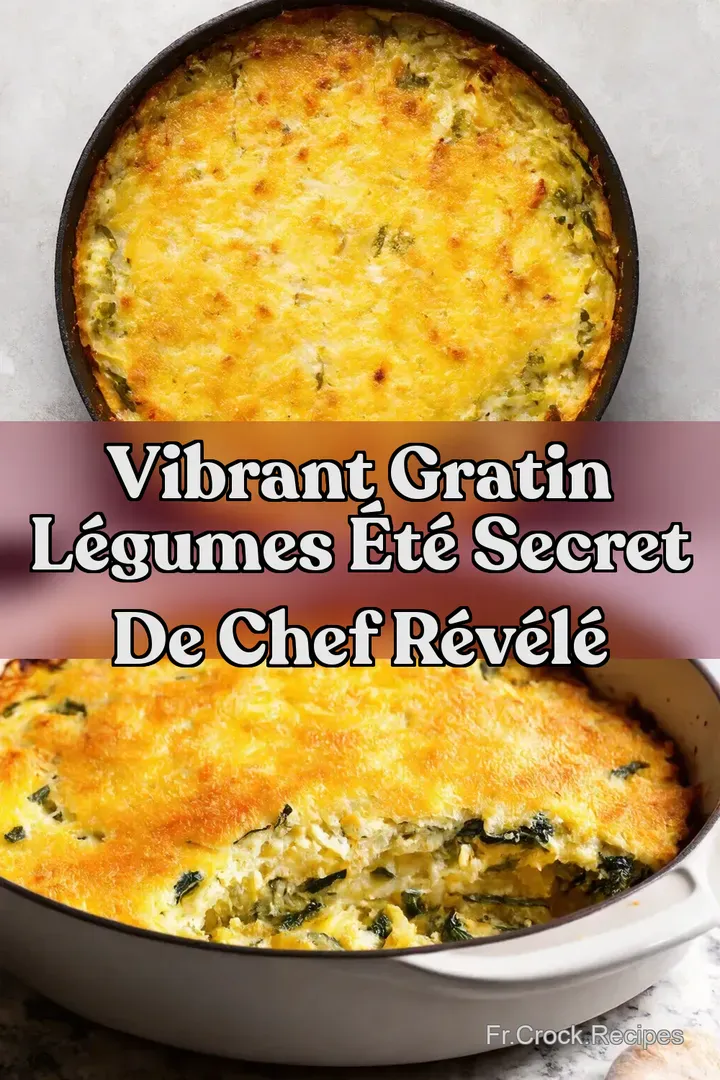 Vibrant Gratin l&eacute;gumes &eacute;t&eacute; Secret de Chef R&eacute;v&eacute;l&eacute;
