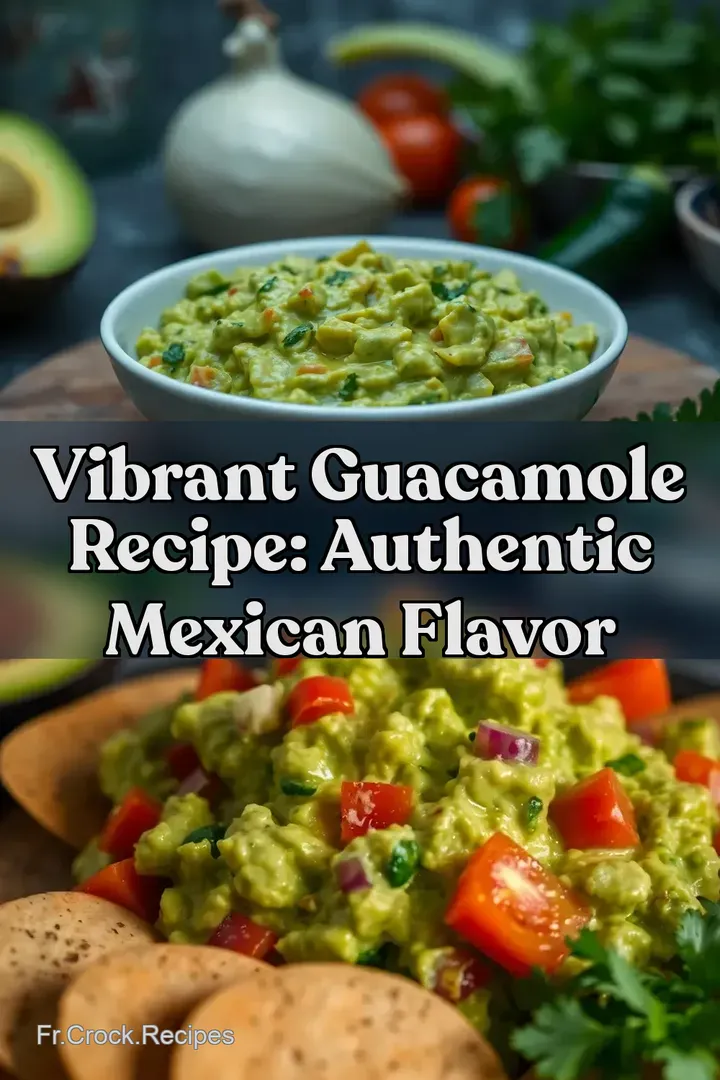 Vibrant Guacamole Recipe: Authentic Mexican Flavor