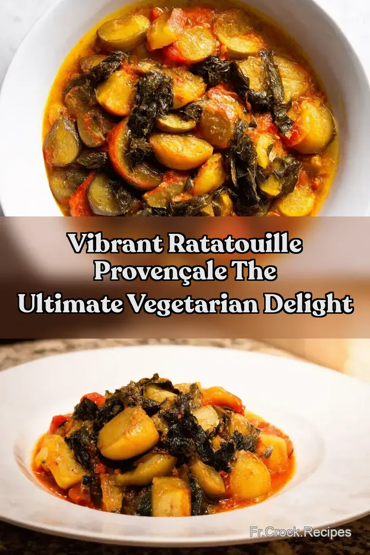 Vibrant Ratatouille Proven&ccedil;ale The Ultimate Vegetarian Delight