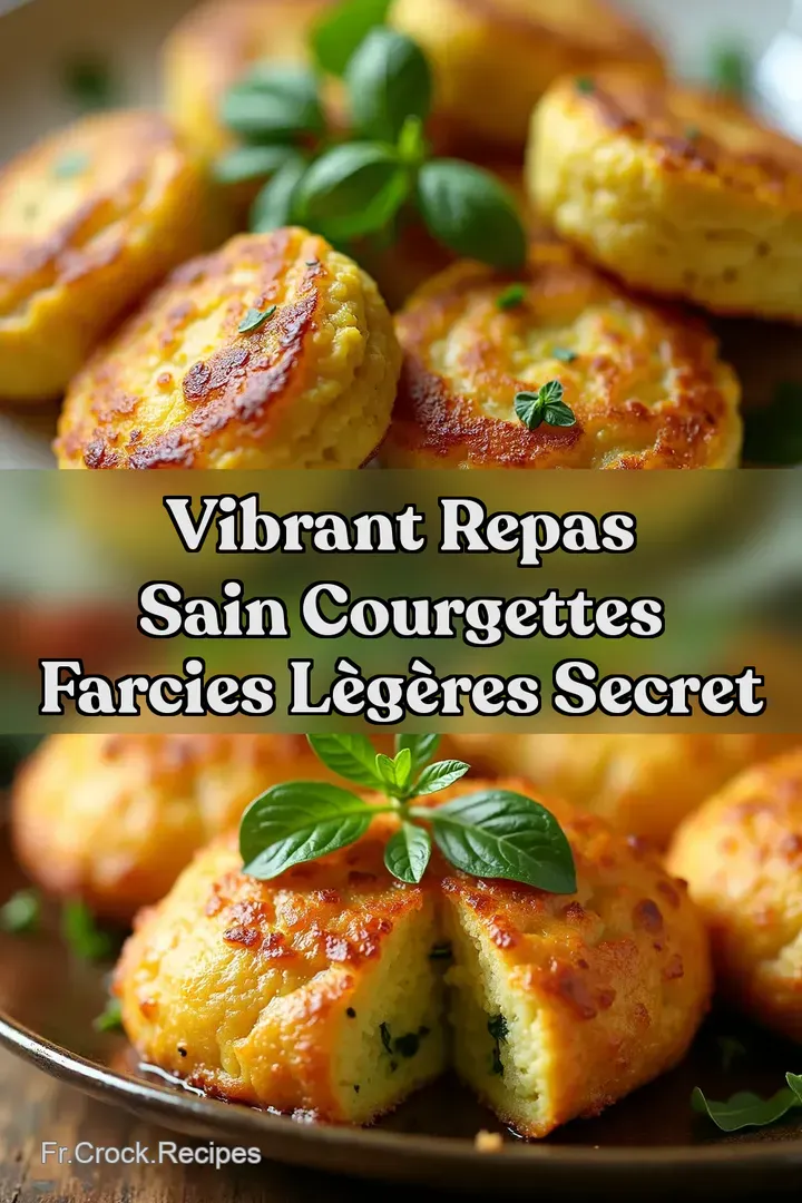 Vibrant Repas Sain Courgettes Farcies L&egrave;g&egrave;res Secret