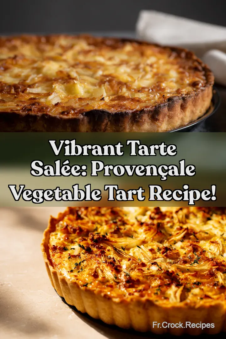 Vibrant tarte sal&eacute;e: Proven&ccedil;ale Vegetable Tart Recipe!