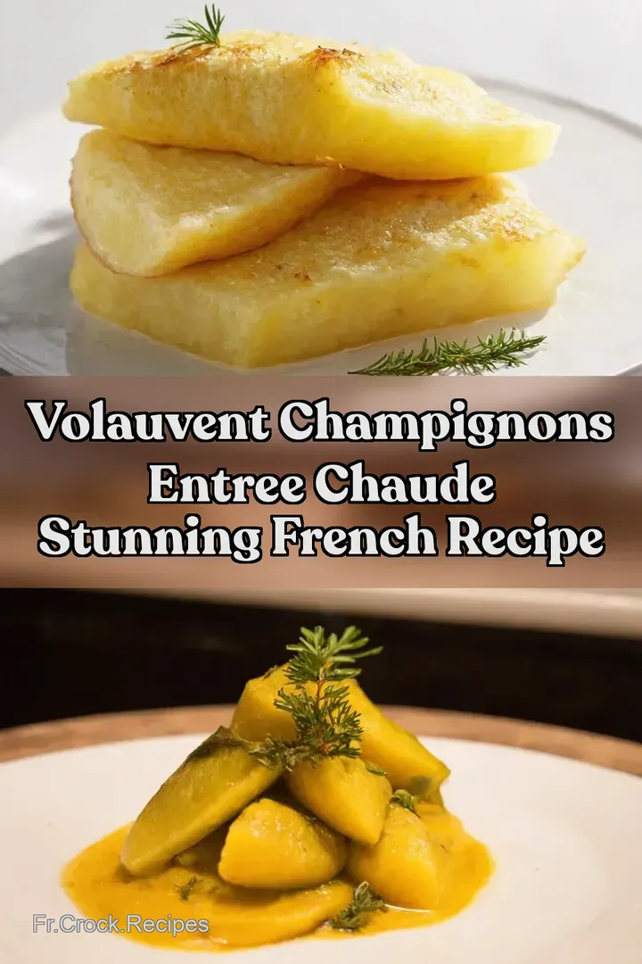 Volauvent Champignons entree chaude Stunning French Recipe