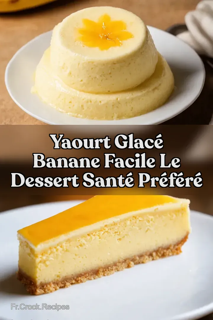 Yaourt Glac&eacute; Banane Facile Le Dessert Sant&eacute; Pr&eacute;f&eacute;r&eacute;