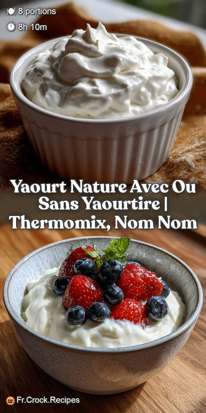 Yaourt Nature Avec Ou Sans Yaourtire | Thermomix Nom Nom