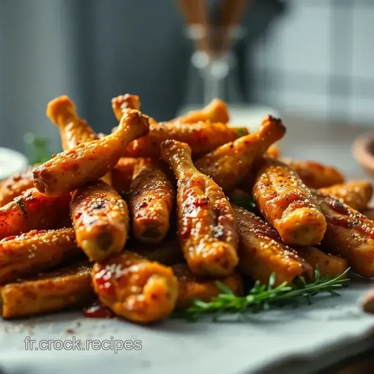 Ailes de Poulet Croustillantes &agrave; la Friteuse &agrave; Air