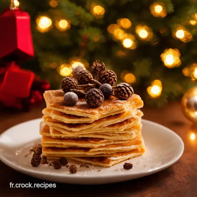 Arbre De No&euml;l Croustillant Au Parmesan Et Trio De Fromages presentation