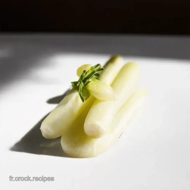 Asperges Blanches &agrave; la Cr&egrave;me La Recette de Saison