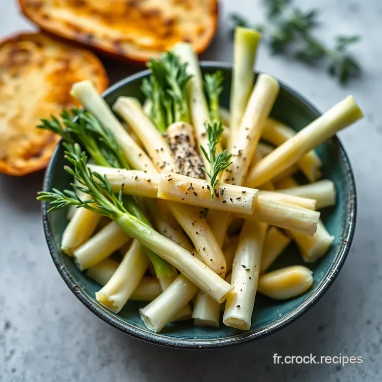Asperges Blanches &agrave; la Flamande: Perfection V&eacute;g&eacute;tale