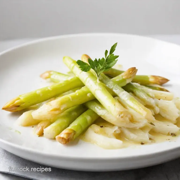 Asperges Blanches &agrave; la Flamande Revisit&eacute;
