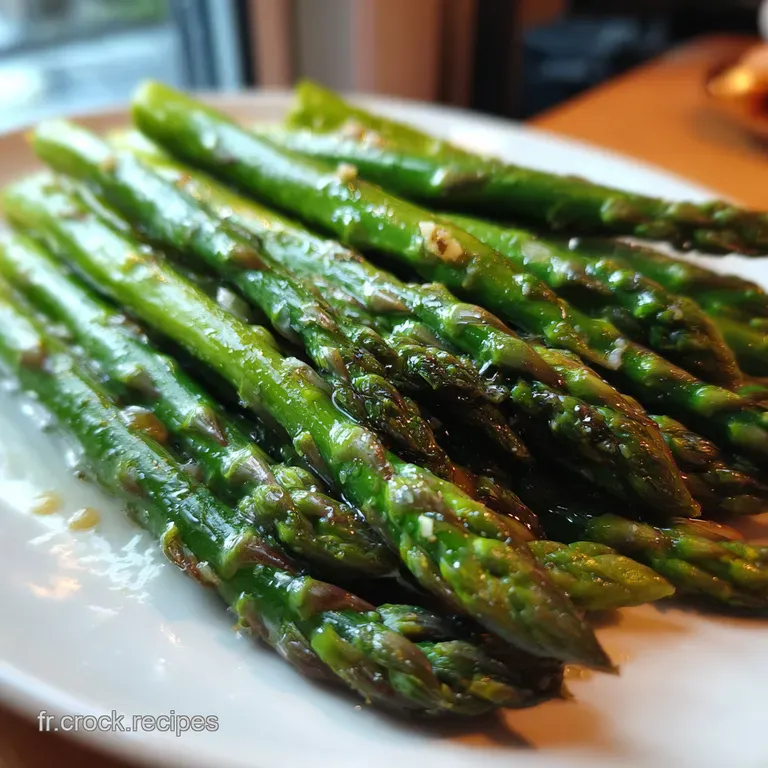 Asperges Blanches Vinaigrette Ti&egrave;de aux Noix et &OElig;uf Mollet Coulant