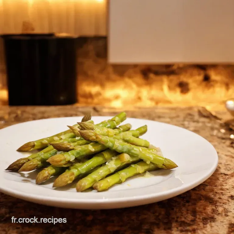 Asperges Vertes &Agrave; La Parisienne presentation