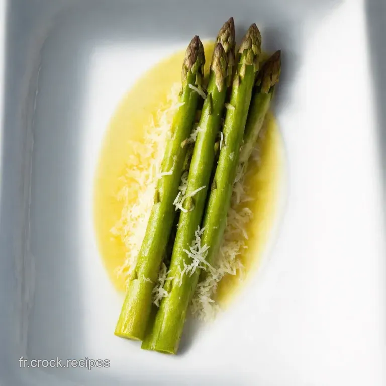 Asperges Vertes au Citron et Parmesan